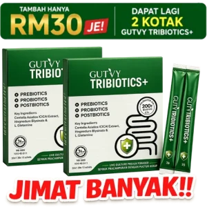 OFFER Gutvy Tribiotic 2 kotak RM30!